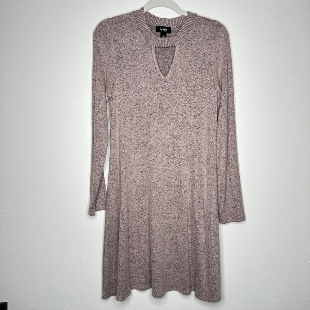 By & By Sweater Keyhole mockneck Dress